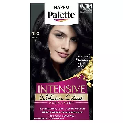 * Schwarzkopf Napro Palette Hair Dye Colouring 1.0 Black Colour • £6.90