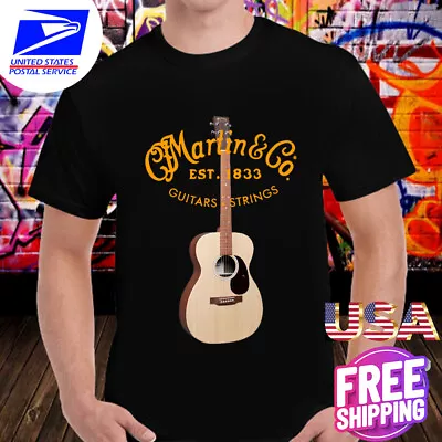 Martin & Co Guitar Logo T-Shirt Many Color Size S-5XL FREE SHIPPING • $24