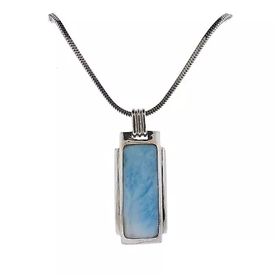 New MarahLago Sterling Silver Larimar Pendant Necklace $259 • $95