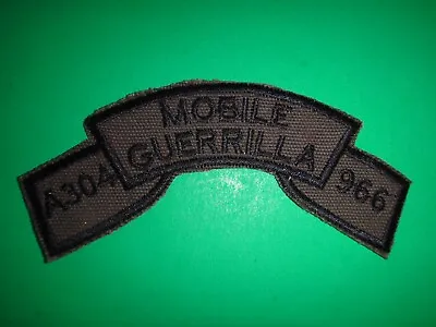 Detachment A-304 MOBILE GUERRILLA Task Force 966 Scroll Patch From Vietnam War • $8.65
