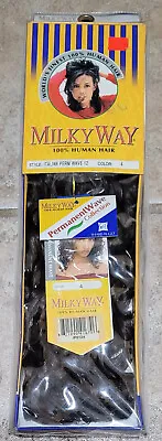 NIB Milky Way 100% Human Hair Color 4 Italian Perm Wave 12 • $35