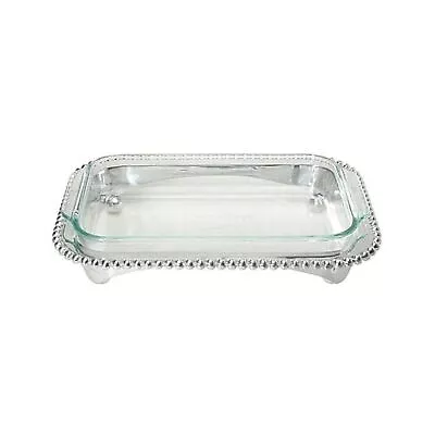 Mariposa Pearled Oblong Casserole Caddy • $192.50