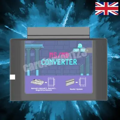 # MS To MD Game Burner Card Game Cards Converter For Master System For Megedrive • £9.47