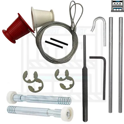 Garage Door Spares Henderson Merlin Cables Cones Roller Spindles Repair Tools • £17.99