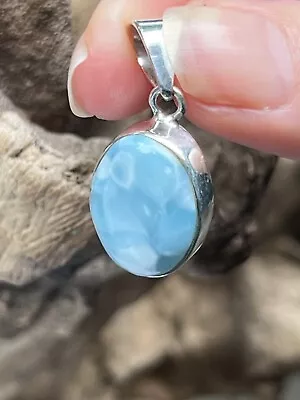 Large Larimar Beautiful Pendant AAA+ Peace Love Tranquility 3 • £34.99