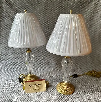Pair Of Waterford Crystal  Belline  Table Lamps—Excellent Condition • $850