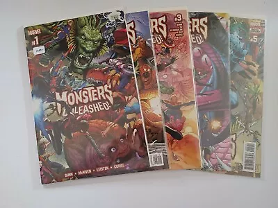 “Monsters Unleashed” #1-5 (K8) • $22