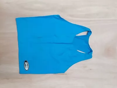 Mens  Triathlon Vest Top De Soto Size L Light Blue • £15.99