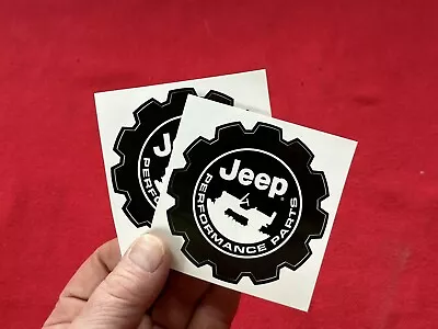 Pair (2) Jeep Performance Parts Decals Stickers Oem Mopar New And Unused Two! • $9.99