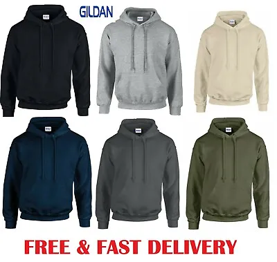 £13.90 • Buy Gildan Hoodie Pullover Heavy Blend Hood Mens Plain Hooded Sweatshirt Hoody S-5XL