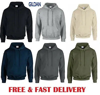 Gildan Hoodie Pullover Heavy Blend Hood Mens Plain Hooded Sweatshirt Hoody S-5XL • £15.65