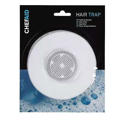 Chef Aid White Plastic Hair Trap For Bath Shower Sink Easy Removal • £4.67