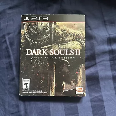 Dark Souls II  Black Armor Edition Steelbook CIB  Sony PlayStation 3 2014 PS3 • $23.95