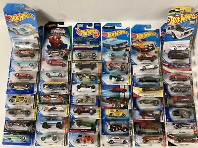 Hotwheels Lot Of 50 Cars On Card See Pictures • $28