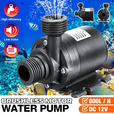 800L/H Solar Water Pump Kit 12V 5M Lift Brushless Motor Fountain Water Pool Pump • $13.85