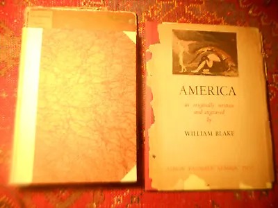1927 WILLIAM BLAKE Marriage Of Heaven And Hell J.M. Dent + AMERICA A Prophecy • $49.99