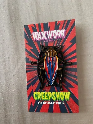 $14.99 • Buy Waxwork Records Creepshow Gary Pullin Horror Pin Cockroach