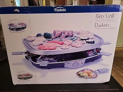 Trudeau 18 Piece 8 Person Nonstick Party & Raclette Grill 082-3000 New • $49