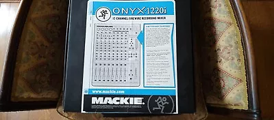 Mackie Onyx 1220i 12 Channel Firewire Recording Mixer Unused New In Box • $175