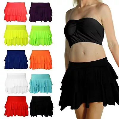 £4.45 • Buy Women Rara Skirt Hen Party Ladies Mini Skirt Rah Rah Ra-ra Short Sexy Tutu Dance