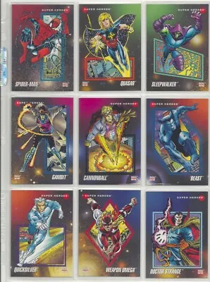1992 Marvel Universe Series III: 1x NM/M NM Or NM- Complete Base Card Set 1-200 • $75