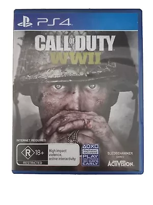 Call Of Duty WW2 (Sony PlayStation 4 Activition 2017)  - Perfect Condition • $25.95