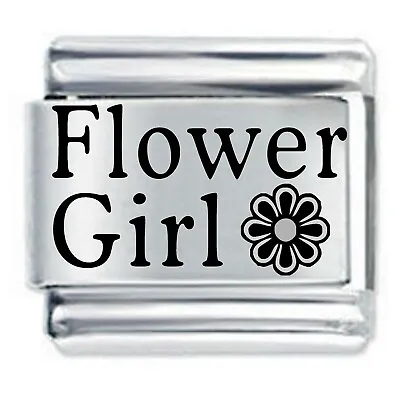 Daisy Charm - FLOWER GIRL * For 9mm Italian Modular Charm Bracelets • £4.36