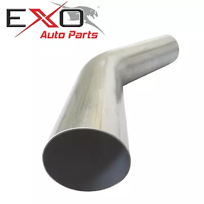 3  Inch (76mm) 45 Degree Stainless Steel 304 Mandrel Bend Exhaust Tube Pipe • $54.99