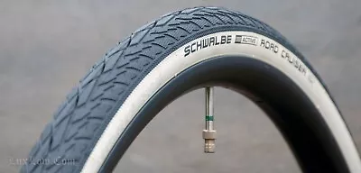 28  X 1 1/2  Road Cruiser Bike TIRES 700x40 Schwalbe Vintage Wood Wheel Bicycle • $59