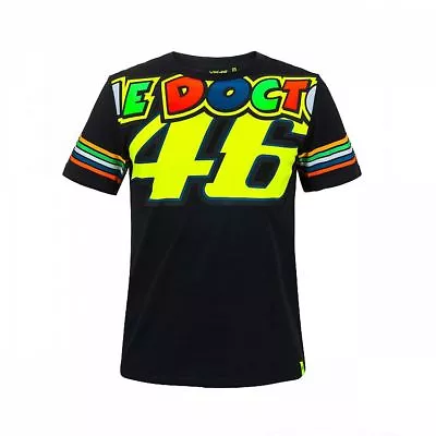 VR46 Official Valentino Rossi 2018 Stripes T'Shirt - VRMTS 305204 • £31.99