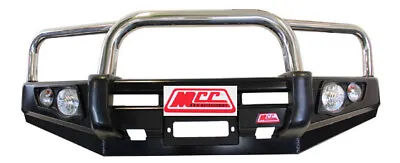 $1690 • Buy Mcc 'falcon Stainless 3 Loop' Bull Bar W/plates To Suit Mitsubishi Challenger Pa