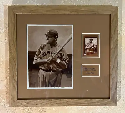 BABE RUTH 2002 UPPER DECK DIAMOND KINGS ORIGINAL ART BY TANO Frank Scicchitano • $5495