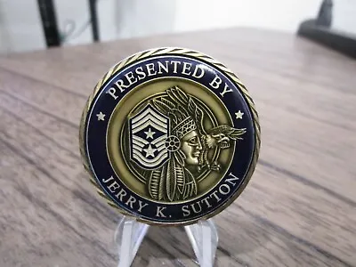 USAF Command Chief Master Sergeant Jerry K Sutton Challenge Coin #606M • $12.99