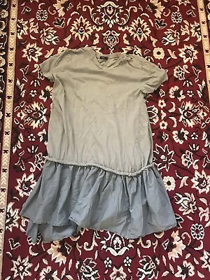 Bassike  Made In Australia T-shirt Dress Olive Khaki M Midi Length • $55