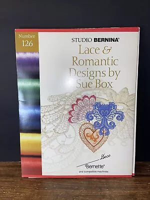Studio Bernina Embroidery Design Card # 126 LACE & ROMANTIC DESIGNS By Sue Box • $15.99