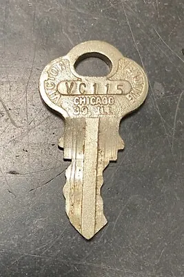 Original Victor Vending Corporation Key Number VC115 For Peanut Gumball Machine  • $6.95