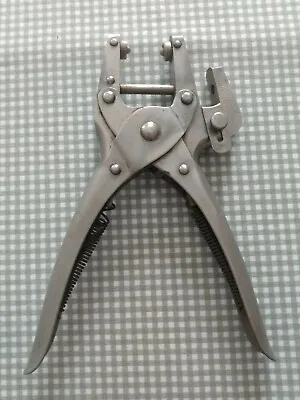 Vintage Leather Punch Tool Pliers HL Judd New York Heavy Duty Leather Craft  • $21.50