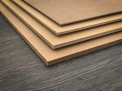 A3 A4 A5 MDF Sheets / Boards Various Thicknesses. We Can Cut To Size. • £8.53