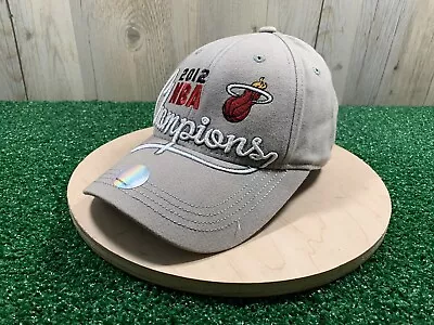 Miami Heat 2012 NBA Champions Championship Finals Gray Licensed Hat Cap • $12.75