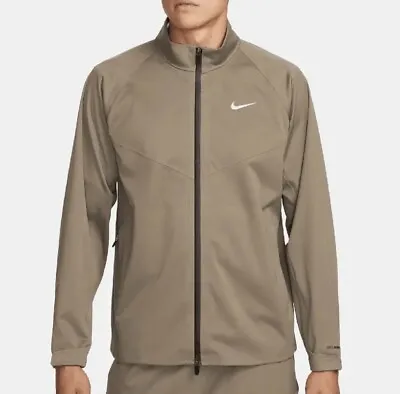 Nike Storm Golf Jacket Storm-FIT ADV FZ Men’s Sz XL Waterproof Olive Grey NEW • $99.70