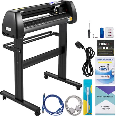 VEVOR Vinyl Cutter Machine 34in/870mm Plotter SignCut Software For Windows MAC • $279.99