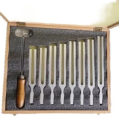 Vintage Tuning Forks Complete Set Music Violin Piano Hearing Vibration Sound HTF • $102