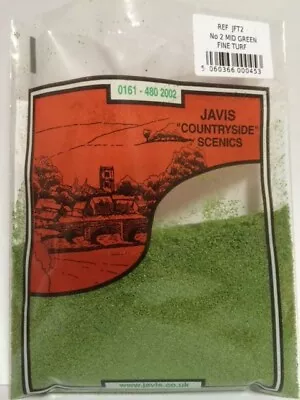 Javis  Countryside  Scenics No 2 Medium Green Fine Turf JFT2 • £4.30