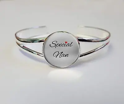 Special Nan Silver Plated Bracelet Bangle Costume Jewellery Birthday Gift L353 • £8.99