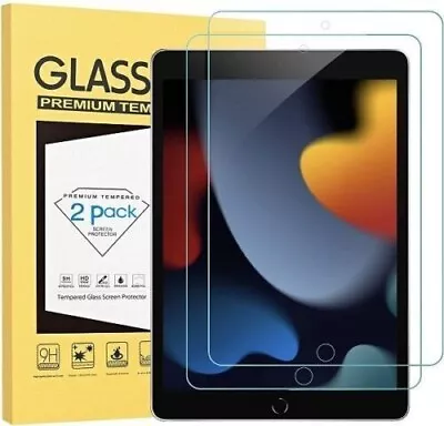 2x Tempered GLASS Screen Protector For IPad 9.7 10.2 Mini Air 3rd 4th 5th 6th • £3.99