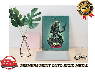 $15.68 • Buy Mars Attacks Classic Movie Premium METAL Poster Art Print Gift