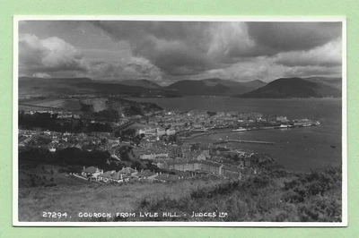 £3.95 • Buy [5780] Renfrewshire Postcard Gourock From Lyle Hill Judges No 27294