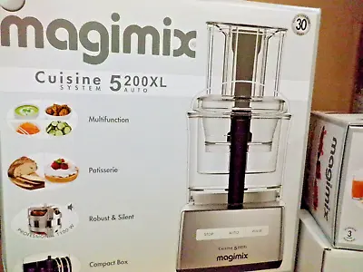 Magimix 5200xl Premium Food Processor Satin Black (Beaten Box) • £400