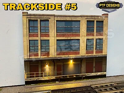 HO Scale Trackside #5 Building Flat/Front Factory 1:87 Walthers • $17.99