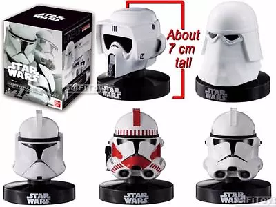 1/6 Star Wars Mini Helmet Replica Bandai Series 2 Shock Scout Snow Clone Trooper • $29.99